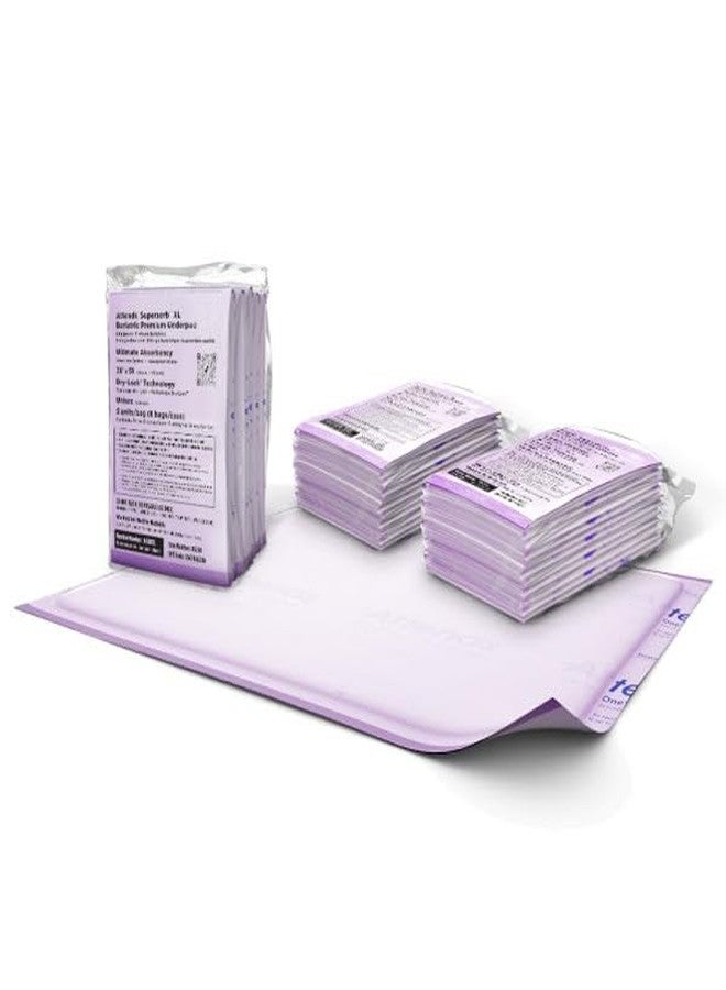 Attends Supersorb Bariatric XL Maximum Underpads, Extra Large, 36"x51" Absorbent Pad, Heavy Absorbency, 30ct Case - Image 2